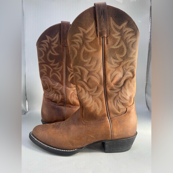 Ariat Other - Ariat Heritage Brown Western Cowboy Boots 34724ar Size 9.5 D